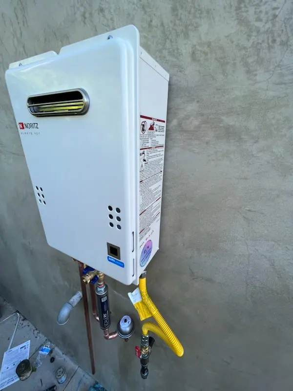 Tankless water heater installation for Loomis homes